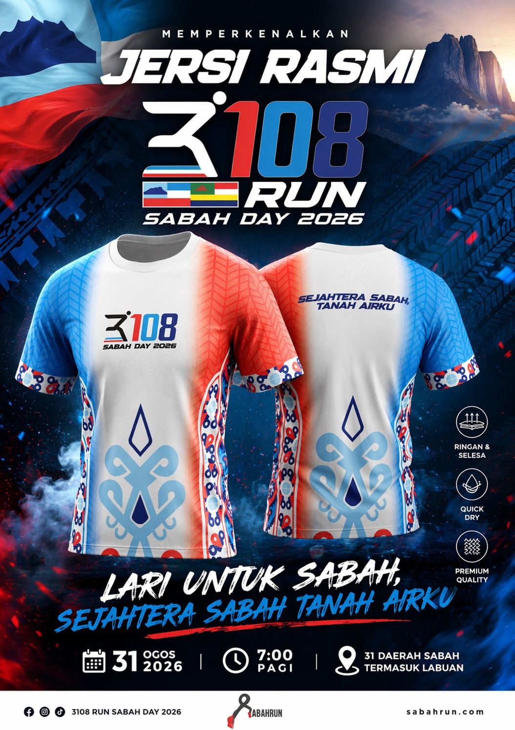 SabahRun Promo Poster